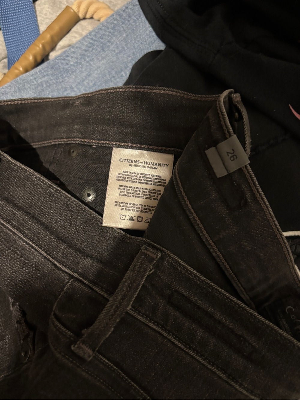 Citizens of Humanity Rocket high rise skinny jeans in black - Picture 7 of 8
